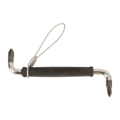 Bahco Haakse schroevendraaier | met veiligheidsring | voor Phillips-schroeven | PH1 | PH2 x 100 mm - TAH2047PR-1-2