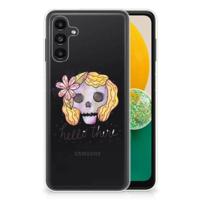 Silicone Back Case Samsung Galaxy A13 | A04s Boho Skull - thumbnail