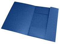 Elastomap oxford top file a3 3 kleppen 390gr blauw | 10 stuks - thumbnail