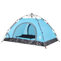 VidaXL Tent 2-persoons snelontgrendeling blauw - thumbnail