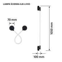 Activejet LED wandlamp AJE-LIVIO NW - thumbnail