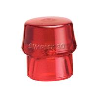 Halder Kunststofhamerkop | hoofd-d. 50 mm | plastic rood hard | 1 stuk - 3206.050 3206.050 - thumbnail