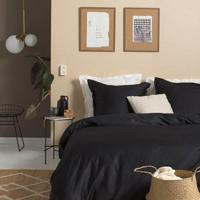 Cinderella dekbedovertrek Uni - zwart - 200x200/220 cm - thumbnail