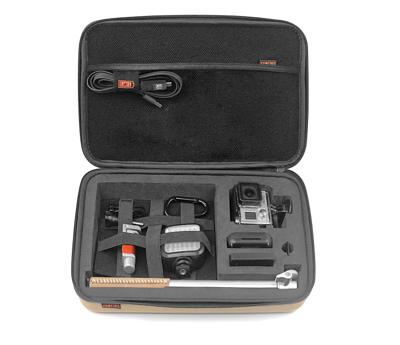 X-Sories PCPX4ALarge Power Capxule schuimrubberen reistas voor GoPro (compatibel met GoPro HERO3/3+/4, telescoopstang, Big U-shot, externe batterij) groen