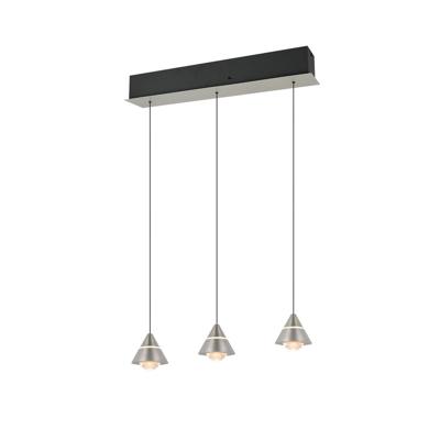 Trio Design hanglampRomeo 3-lichts nikkel - 337010307