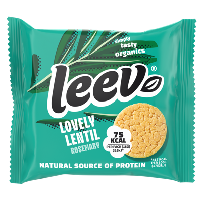 Leev Bio Lovely Lentil Cakes Rosemary