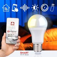 Smart Gloeilamp Alpina RGB Wi-Fi 9 W E27 2700-6500 K 806 lm - thumbnail