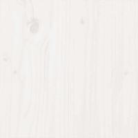 Bedframe massief hout wit 150x200 cm - thumbnail
