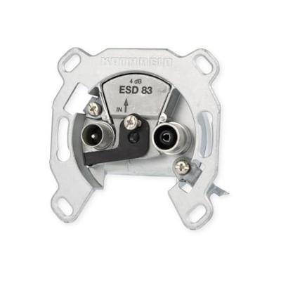 Kathrein ESD 83 Antennedoos BK, DAB+, Satelliet, TV, FM Schroefbevestiging, Inbouw (in muur) Enkele aansluitdoos