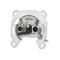 Kathrein ESD 83 Antennedoos BK, DAB+, Satelliet, TV, FM Schroefbevestiging, Inbouw (in muur) Enkele aansluitdoos - thumbnail