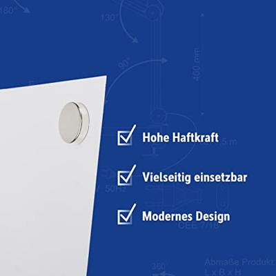 Magneet maul neodymium rond 20x5mm 6.2kg