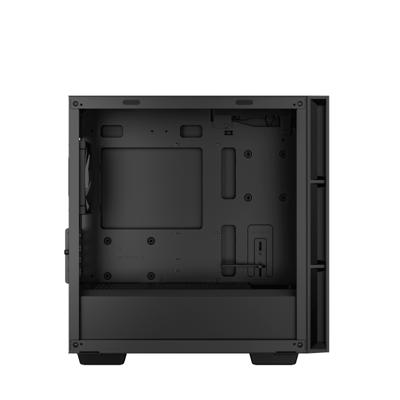 DeepCool ch360 mini tower behuizing (zwart | 1x usb-a | 1x usb-c | rgb | tempered glass)