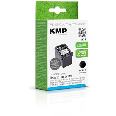 KMP Inktcartridge vervangt HP 301XL, CH563EE Compatibel Zwart H75 1719,4001 KMP Inktcartridge vervangt HP 301XL, CH563EE Compatibel Zwart H75 1719,4001