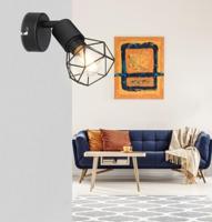Globo Design wandlampXara I zwart - 54802S-1 - thumbnail