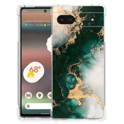 Anti-Shock Hoesje voor Google Pixel 6A Marmer Groen Anti-Shock Hoesje voor Google Pixel 6A Marmer Groen