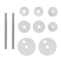 VidaXL Toiletbril van mdf met waterdruppel dessin - thumbnail