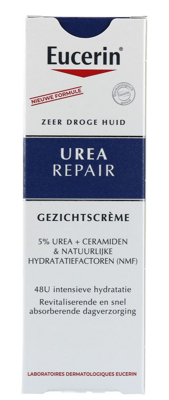 Eucerin UreaRepair Gezichtscrème Droge Huid 5% Urea Droge Huid Tube 50ml