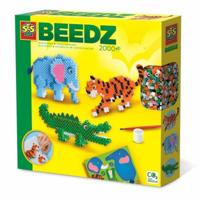 SES Creative Beedz Strijkkralen 3D Safari Dieren 2000 Stuks - thumbnail