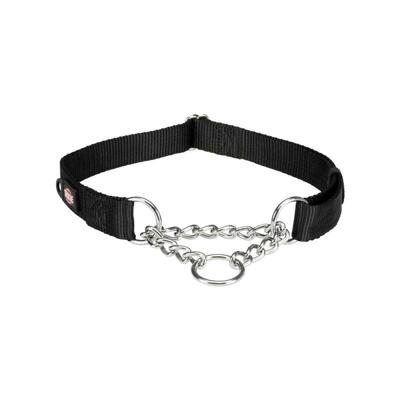 Trixie halsband hond premium halfslip halsband zwart