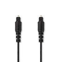 Optische Audiokabel | TosLink Male - TosLink Male | 1,0 m | Zwart - thumbnail