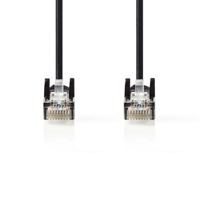 CAT5e UTP-Netwerkkabel | RJ45 Male - RJ45 Male | 0,5 m | Zwart