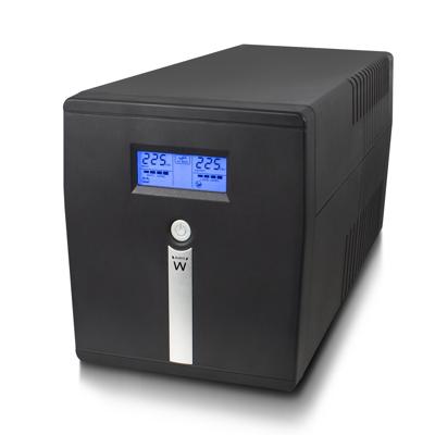 Ewent EW3948 - UPS - 230 Volt wisselstroom V - 600 Watt - 1000 VA - 7 ampère-uur - RS-232, USB Ewent EW3948 - UPS - 230 Volt wisselstroom V - 600 Watt - 1000 VA - 7 ampère-uur - RS-232, USB