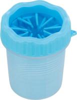 TRIXIE POOTREINIGER VOOR DE HOND SILICONE / PP BLAUW SMALL 11 CM - thumbnail
