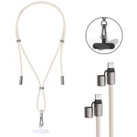 Intenso USB-C-kabel USB 2.0 USB-C stekker, USB-C stekker 1.65 m Beige Telefoonkoord 7991001 - thumbnail