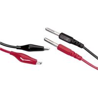 Monacor CC-313 Meetsnoer 100 cm Rood, Zwart 1 paar - thumbnail