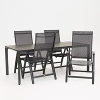 Tuinstoel Vito met Carcassonne 200 x 90 cm - thumbnail