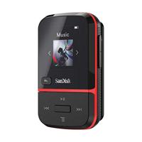 SanDisk Clip Sport Go MP3-Speler 16 GB (Superlichte En Duurzame, Ingebouwde Fm-Radio, Led-Scherm, Batterij Tot 18 Uur, 2 Jaar Garantie) Red - thumbnail