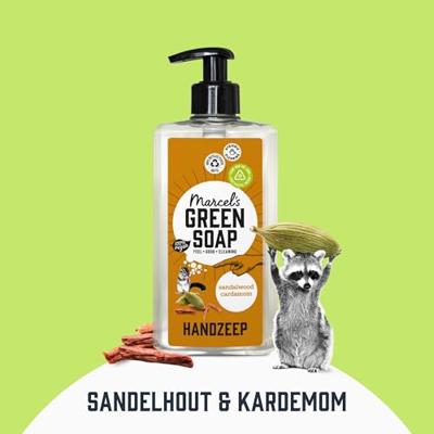 Marcel&apos;s Green Soap Handzeep sandelhout & kardemom 500ml - thumbnail