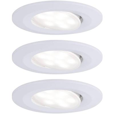 Paulmann Calla LED-inbouwlamp voor badkamer Set van 3 stuks 18 W IP65 Wit (mat) Paulmann Calla LED-inbouwlamp voor badkamer Set van 3 stuks 18 W IP65 Wit (mat)