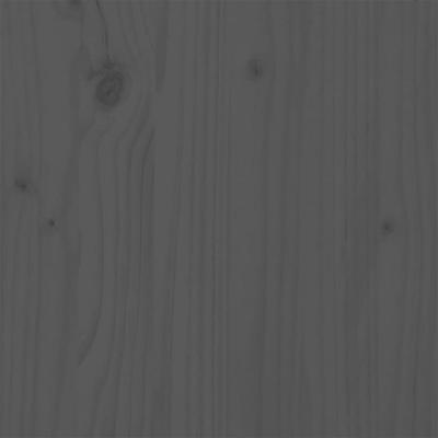 Slaapbank uitschuifbaar massief grenenhout grijs 2x(90x190) cm Slaapbank uitschuifbaar massief grenenhout grijs 2x(90x190) cm