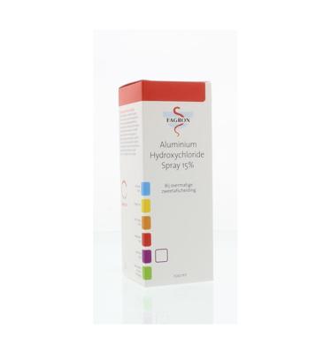 Fagron Aluminium hydrochloride 15% spray 100 Milliliter Fagron Aluminium hydrochloride 15% spray 100 Milliliter
