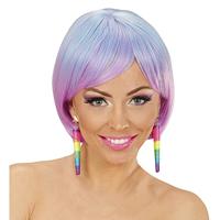 Oorbellen neon staaf - thumbnail