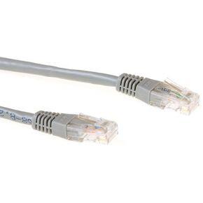 ACT IB9051 LSZH U/UTP CAT6 Patchkabel Grijs - 1,5 meter