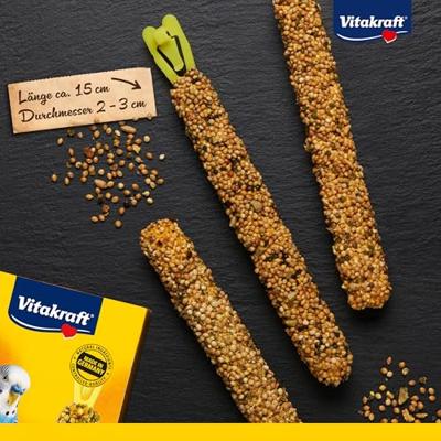 Vitakraft parkiet kracker vijgen/banaan-sesam/kiwi
