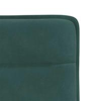 Eetkamerstoelen 2 st fluweel donkergroen - thumbnail