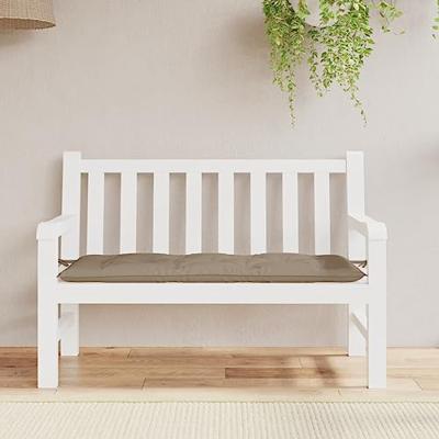VidaXL Tuinbankkussen 120x50x7 cm oxford stof taupe