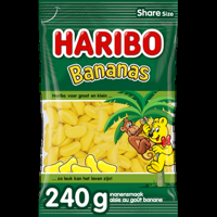 Haribo Bananas 240 g bij Jumbo - thumbnail