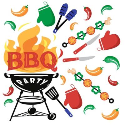 Duni Servetten BBQ Mix 33x33cm