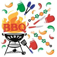Duni Servetten BBQ Mix 33x33cm - thumbnail