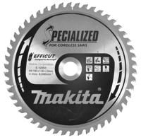 Makita Afkortzaagblad voor WPC | Efficut | Ø 190mm Asgat 20mm 50T - E-12186 - thumbnail