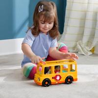 Actiefiguur Fisher-Price Little People-El autobús escolar-Vehículo de empuje musical HYT03 - thumbnail
