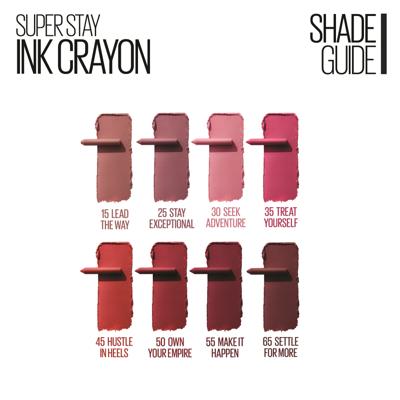 Maybelline SuperStay Ink Crayon Lipstick - 50 Own Your Empire - Rood - Matte Lippenstift - 14 gr. Maybelline SuperStay Ink Crayon Lipstick - 50 Own Your Empire - Rood - Matte Lippenstift - 14 gr.
