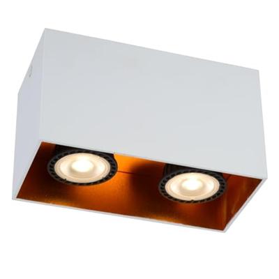 Lucide BIDO - Plafondspot - 2xGU10 - Wit