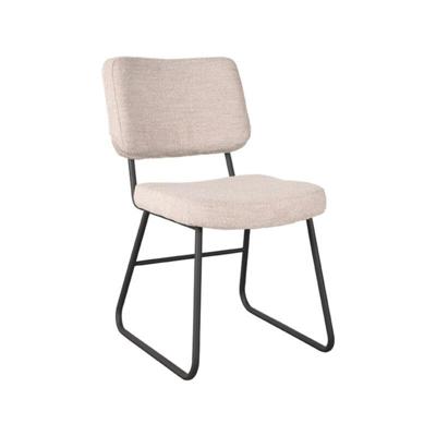 LABEL51 Eetkamerstoel 'Noah' Bouclé, kleur Naturel