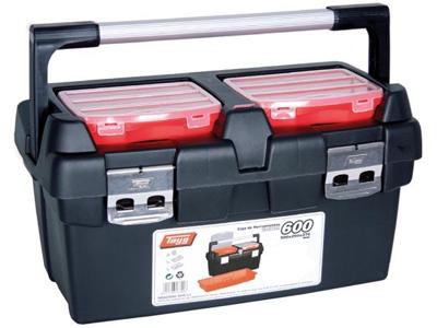Tayg gereedschapskoffer 600 x 305 x 295 mm met inlegbak & 3 sorteerdozen Velleman - Velleman Tayg gereedschapskoffer 600 x 305 x 295 mm met inlegbak & 3 sorteerdozen Velleman - Velleman