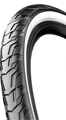 Continental buitenband ride city 28x1.75 (47-622) zwart/wit reflex